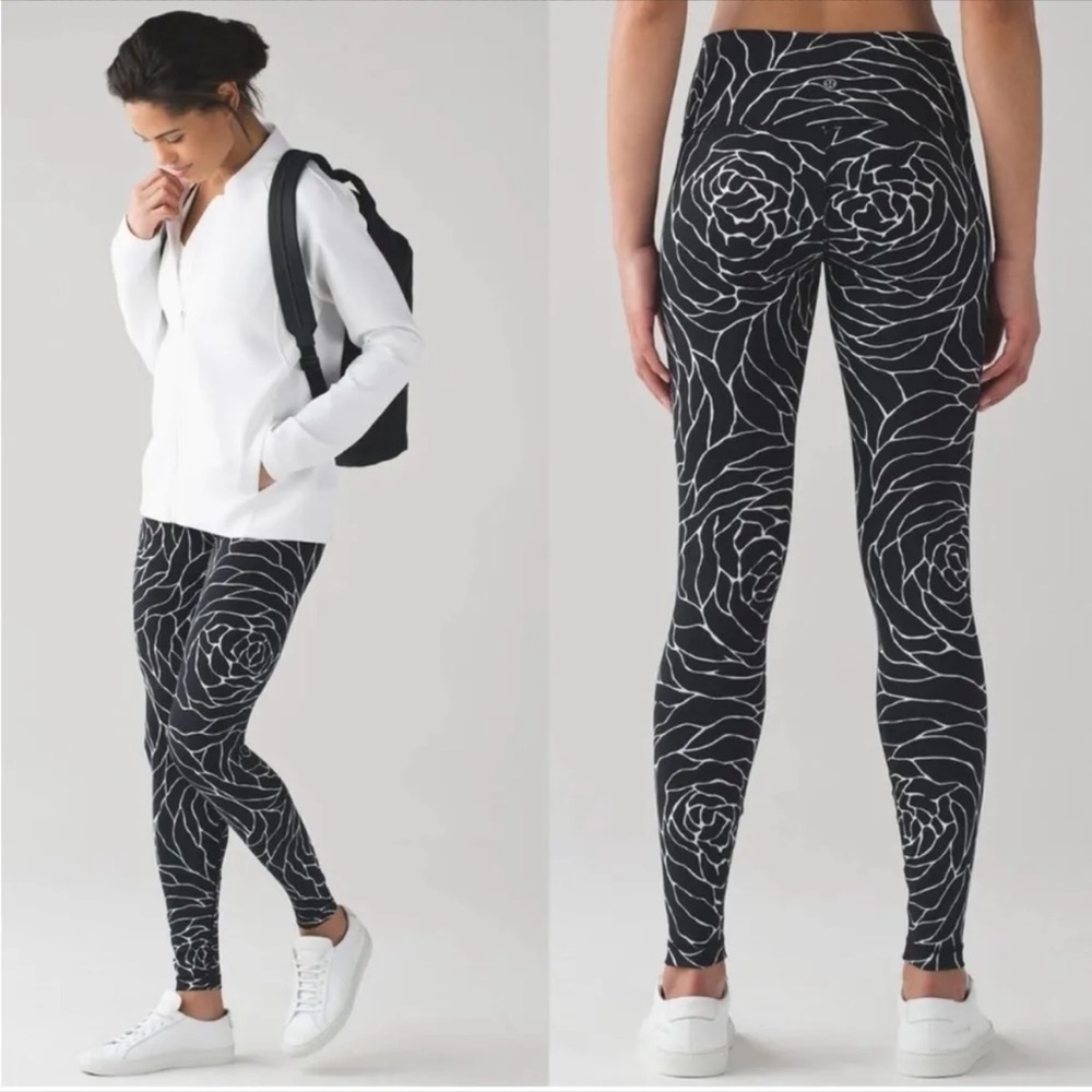 Lululemon Wunder Under Radiate Rose Leggings Full-on Luxtreme